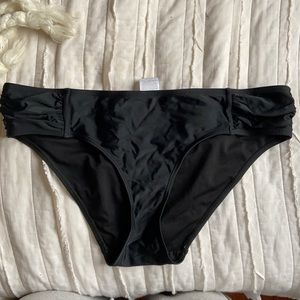 black bathing suit bottoms
